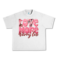 Lunar Rock love more worry less Urban Heavy Tee - RanaPortraitStore