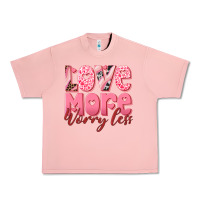 Salmon love more worry less Urban Heavy Tee - RanaPortraitStore