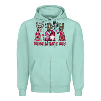 Seafoam happyvalentinesday Zipper Hoodie - SublimationCraftShop