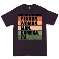 Plum Person Woman Man Camera Tv Premium Tee - Bettercallsaul
