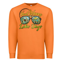 Carrot boat waves sun rays lake days Premium Sweatshirt - BarkalooDesign