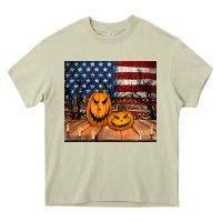 Mossy halloween american flag tumbler Heavy Core Tee - Jasminsmagicworld