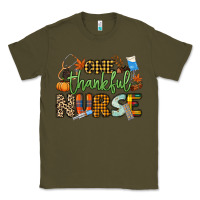 Army Green One thankful Nurse Classic Tee - NancyCooperArtShop