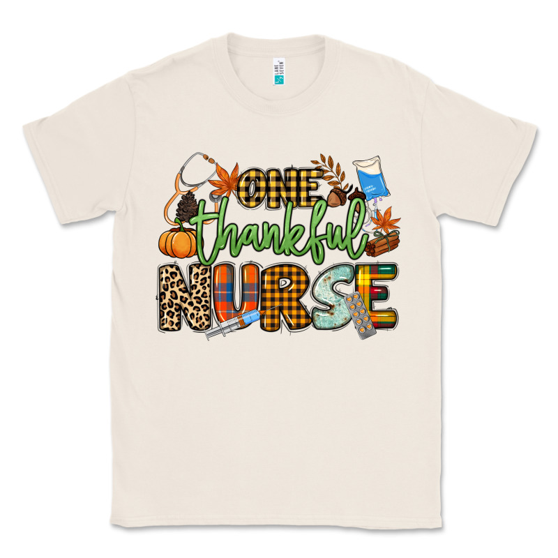 One Thankful Nurse Classic Tee by NancyCooperArtShop | Teevron