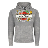 Cloud Rock floral teacher custom name Vintage Hoodie - CowGirlArtShop