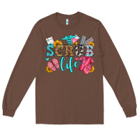 Chestnut scrub life olivia Long Sleeve Tee - OliviaCreatesArt