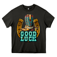 Asphalt good luck Heavy Core Tee - JahusDesignShop