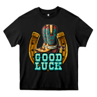 Black good luck Heavy Core Tee - JahusDesignShop