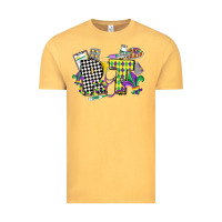 Vintage Mustard respiratory therapist mardi gras Vintage Tee - CowGirlArtShop