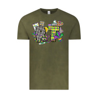 Vintage Olive respiratory therapist mardi gras Vintage Tee - CowGirlArtShop