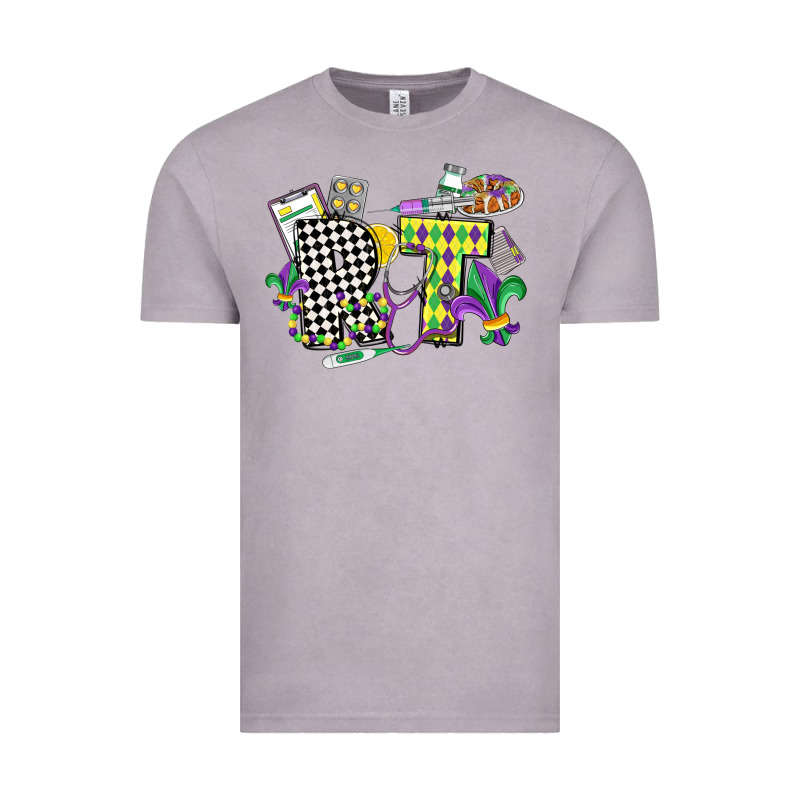 Respiratory Therapist Mardi Gras Vintage Tee by CowGirlArtShop | Teevron