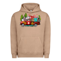Pigment Burro cna nurse truck with cactus and sunflowers Urban Hoodie - AdoDesignShop