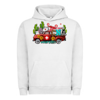 Pigment Lunar Rock cna nurse truck with cactus and sunflowers Urban Hoodie - AdoDesignShop