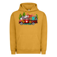 Pigment Peanut Butter cna nurse truck with cactus and sunflowers Urban Hoodie - AdoDesignShop