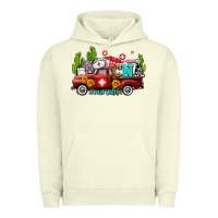 Cna Nurse Truck With Cactus And Sunflowers Urban Hoodie | Teevron