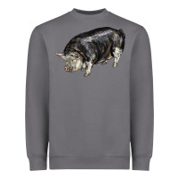 Storm poland china pig Heavyweight Sweatshirt - LillyAllenDesigns