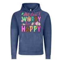 Vintage Denim Don't worry be happy Easter Day Vintage Hoodie - HowdyJamesFarm
