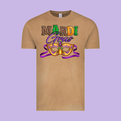 Happy Mardi Gras Carnival Mask Vintage Tee Designed By Jasminsmagicworld