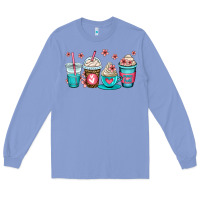 Colony Blue mom fuel coffee cups Long Sleeve Tee - OliviaCreatesArt