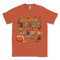Copper Thankful blessed and kind of a mess Classic Tee - NancyCooperArtShop