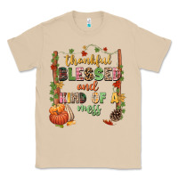 Mushroom Thankful blessed and kind of a mess Classic Tee - NancyCooperArtShop