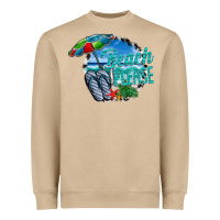 Mushroom beach please Heavyweight Sweatshirt - CowhideDigitalArt