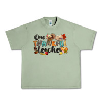 Oil Green one thankful teacher Urban Heavy Tee - CowGirlArtShop