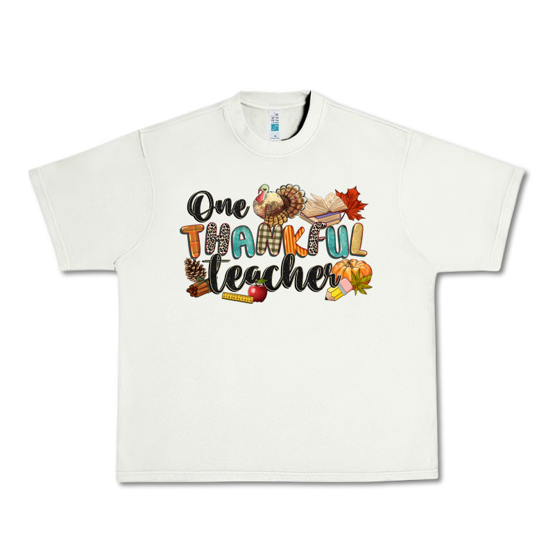 One Thankful Teacher Urban Heavy Tee by CowGirlArtShop | Teevron