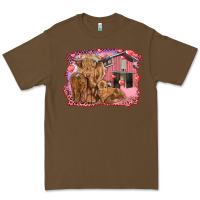 Cacao Valentine's day mama cow and baby cows Premium Tee - RanaPortraitStore