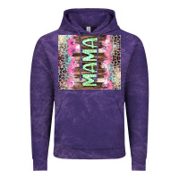 Cloud Purple Mama leopard Vintage Hoodie - CowGirlArtShop