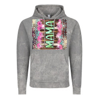 Cloud Rock Mama leopard Vintage Hoodie - CowGirlArtShop