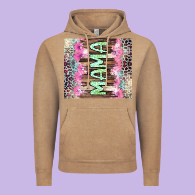 Mama Leopard Vintage Hoodie Designed By Cowgirlartshop