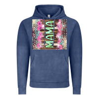 Vintage Denim Mama leopard Vintage Hoodie - CowGirlArtShop