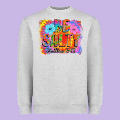 Be Salty Heavyweight Sweatshirt Designed By Cowhidedigitalart