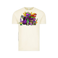 Vintage Arctic mardi gras gnome truck Vintage Tee - CowGirlArtShop