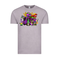 Vintage Zinc mardi gras gnome truck Vintage Tee - CowGirlArtShop