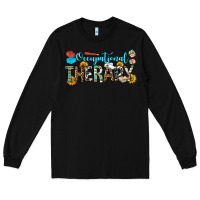 Black occupational therapy Long Sleeve Tee - OliviaCreatesArt
