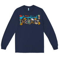 Navy occupational therapy Long Sleeve Tee - OliviaCreatesArt