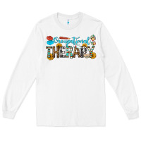 White occupational therapy Long Sleeve Tee - OliviaCreatesArt