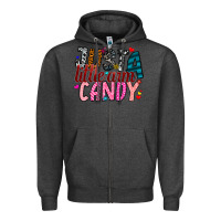 Charcoal Heather Just A Little Arm Candy Zipper Hoodie - SublimationCraftShop