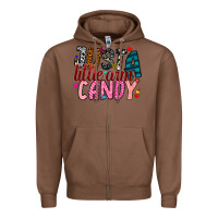 Chestnut Just A Little Arm Candy Zipper Hoodie - SublimationCraftShop