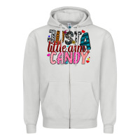 Dove Grey Just A Little Arm Candy Zipper Hoodie - SublimationCraftShop
