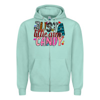 Seafoam Just A Little Arm Candy Zipper Hoodie - SublimationCraftShop