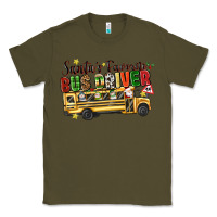 Army Green santas favorite bus driver Classic Tee - texasbilliewilder