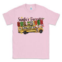 Bubblegum Pink santas favorite bus driver Classic Tee - texasbilliewilder