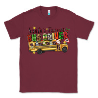 Burgundy santas favorite bus driver Classic Tee - texasbilliewilder