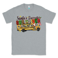Heather Grey santas favorite bus driver Classic Tee - texasbilliewilder