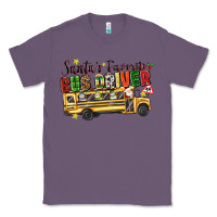 Lavender santas favorite bus driver Classic Tee - texasbilliewilder