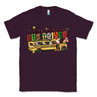 Plum santas favorite bus driver Classic Tee - texasbilliewilder