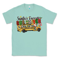 Seafoam santas favorite bus driver Classic Tee - texasbilliewilder
